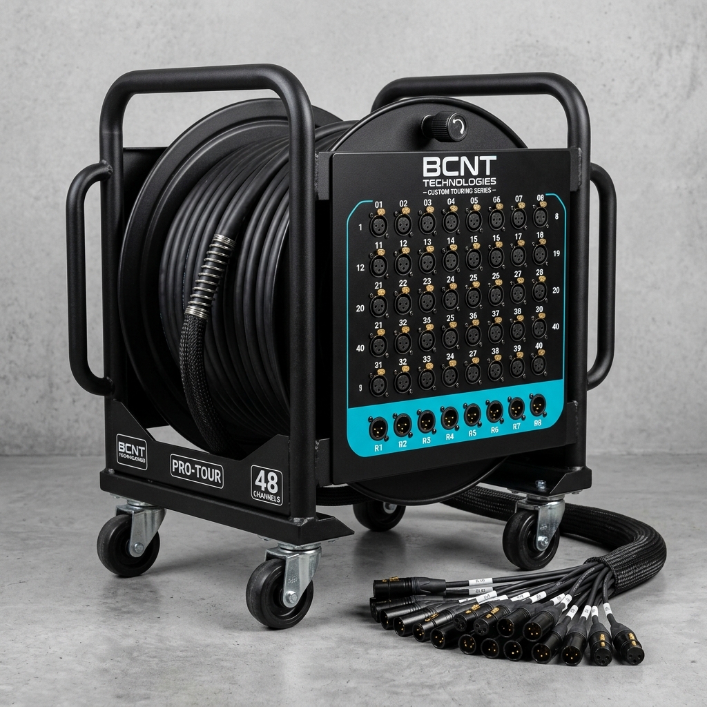 Custom Analog Audio Multicores: Tailored Pinouts, Multi-Pin Disconnects & Stage Touring in India | Technical selection guide | BCNT TECHNOLOGIES