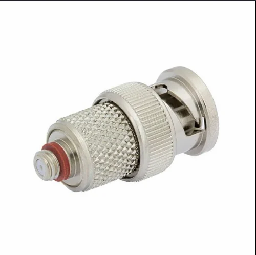 10-32 Microdot Female to BNC Male Instrumentation Adapter (6 GHz) (SKU: BCNT-ADP-MDOT-BNC-FM) - BCNT Technologies