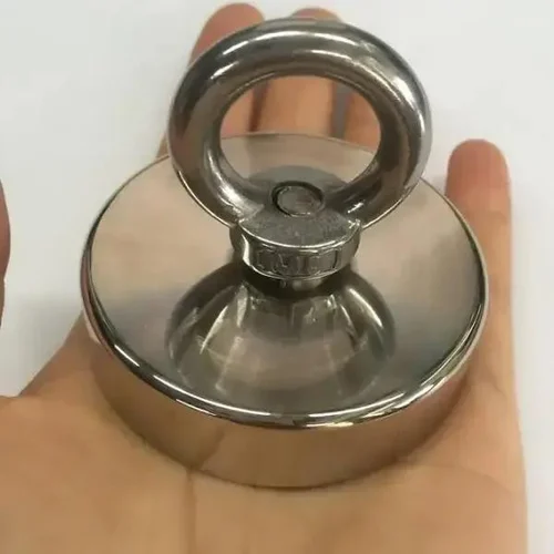 Neodymium Magnetic Fishing Pot Magnet Lifting Magnet (340kg Pull Force) (SKU: BCNT-MAG-POT-RS90-340KG) - BCNT Technologies