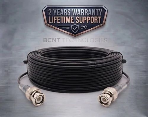 RG174 Coaxial Sensor Cable with BNC Connectors (50 Ohm Flexible) (SKU: BCNT-CBL-RG174-BNC-05M) | BCNT TECHNOLOGIES