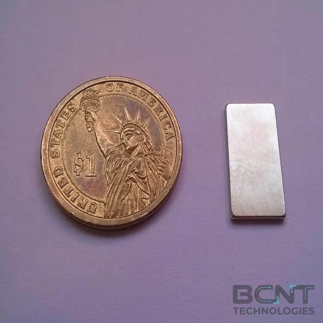 Neodymium Block Magnet - 25 x 12 x 2mm (SKU: BCNT-MAG-PM-173) | BCNT TECHNOLOGIES