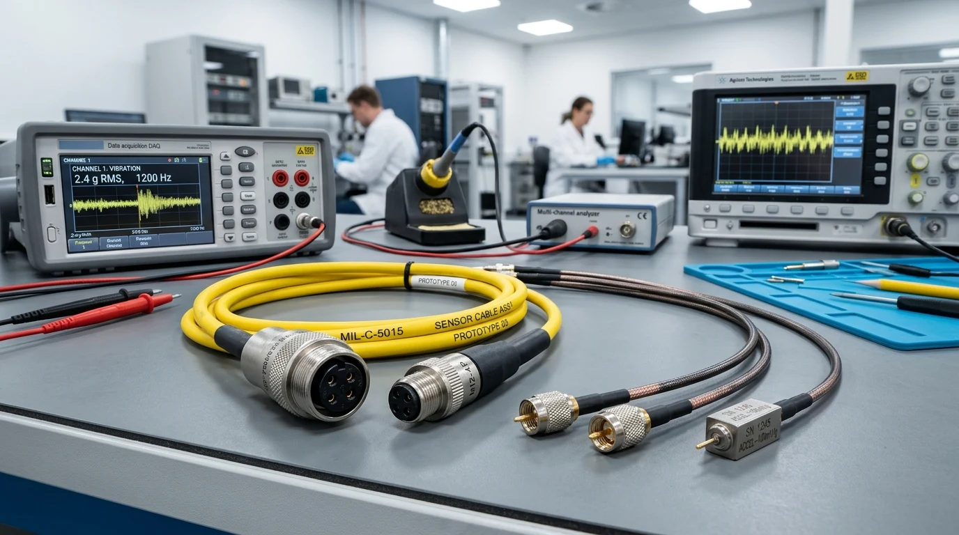 The Ultimate Industrial Vibration Sensor & Accelerometer Cabling Guide: Noise Suppression, MIL-C-5015 vs M12 vs 10-32 Microdot, and Touring Multicores in India | Technical selection guide | BCNT TECHNOLOGIES