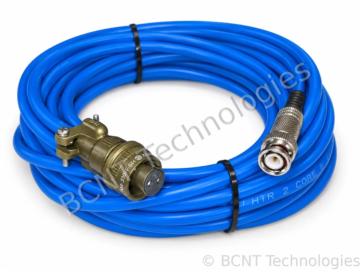 Vibration Sensor cable - MIL to BNC - View 2 (SKU: BCNT-JS-LK-05)